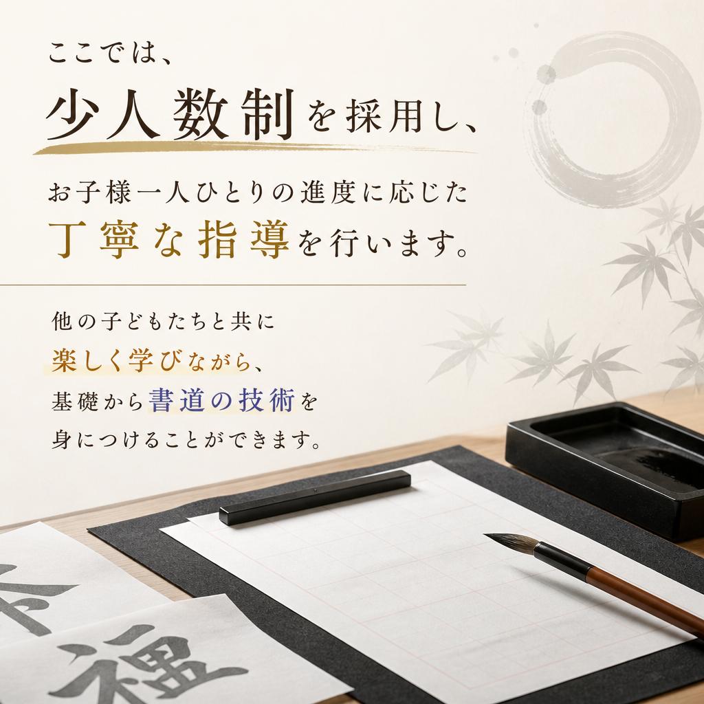 少人数制の温かなレッスン