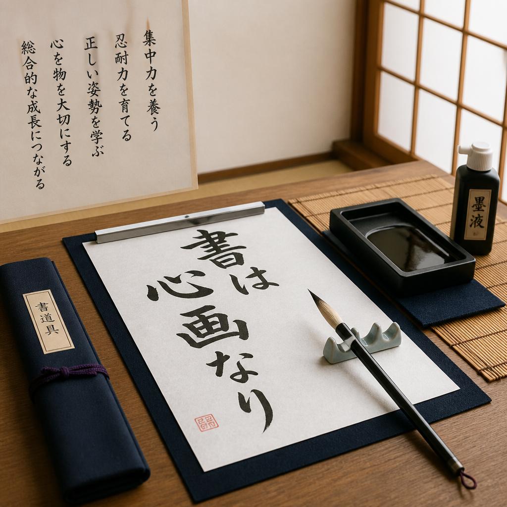 書道が小学生に与える成長の影響